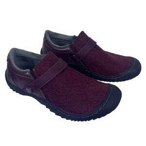 JSport Blair All Terrain Winter Traction Slip-On Loafer in Wine (US 8M)